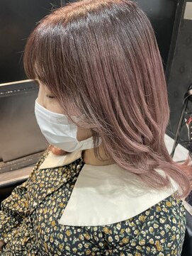 ヘアーデザイン ジェルム(Hair Design germe) ピンクベージュカラー #しのだスペシャル