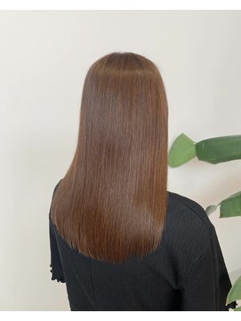 ルシードスタイルサワ(LUCIDO STYLE sawa) 30代40代髪質改善ココアブラウン艶感ストレート