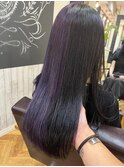 紫×黒　クロミちゃんカラー【池袋/髪質改善/ハイライト】