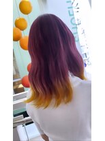 アトリエフリーナルオ(atelier FRee naruo)&nbsp;☆個性派☆ピンク×イエロー☆