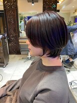 ヘアリゾート粋 ティガ 池袋店(tiga)&nbsp;似合わせショート/透明感ブラウン