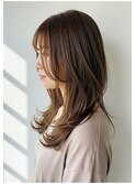 30代40代50代内巻きロングレイヤー髪質改善白髪染め白髪ぼかし