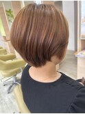 フェミニンショートボブ