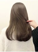 透明感抜群！！ダブルカラーで柔らかいオリーブベージュに◎