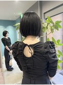 ミニボブ/黒髪ボブ