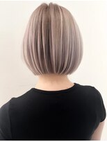 ゴカン バイ ジル ブラン 名古屋(Gokan by JIL BLAN)&nbsp;ハイライトバレイヤージュダブルカラーボブカット30代40代