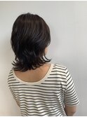 クセを活かした外ハネミディ♪