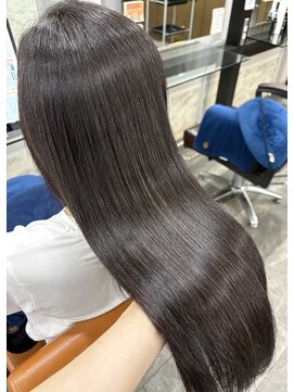 髪質改善専門店 アミーベルエクラ(AMI a BELLE Eclat) 白髪染めと縮毛矯正で傷めたくない！【草津南】アミーベルエクラ