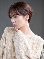 アイティーバイアルバム 北千住店(IT by ALBUM)&nbsp;韓国ヘアショートくびれヘアミルクティーおくれ毛_F20149