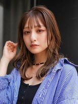 ギークス(GEEKS)&nbsp;【GEEKS渋谷】顔周りレイヤー/ウルフ/インナーカラー/秋ブラウン