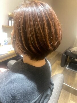 シー 浜松大平台店(She) グラデーションボブ　カラー　30代、40代、50代