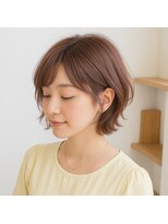 スープレックス ヘアーデザイン(SOUPREX HAIR DESIGN)&nbsp;柔らかピンクブラウンボブ　20代 30代 40代 50代 60代　髪質改善