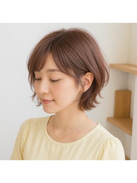 スープレックス ヘアーデザイン(SOUPREX HAIR DESIGN) 柔らかピンクブラウンボブ　20代 30代 40代 50代 60代　髪質改善
