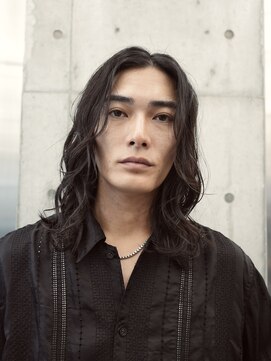 フィフスパーク(fifth PARK) メンズミディアムメンズボブウルフカット緩めスパイラルパーマ