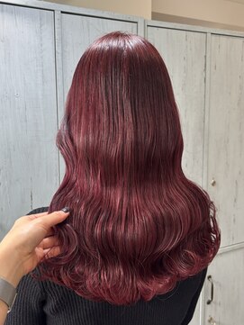 シュシュバイジャガラ 千葉駅北口店(chou chou byJAGARA) チェリーレッド【chouchou千葉・千葉駅】