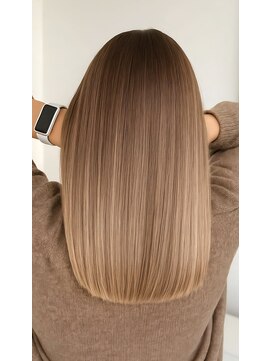 ネオ縮毛矯正+イルミナカラー+カット