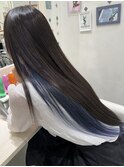 『LAPIS池袋』サファイアブルーインナーカラー