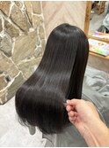 アッシュグレージュ×艶