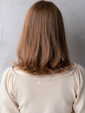 カバーヘアアンドスパ ブリス 浦和(COVER HAIR&SPA bliss) 透明感ミルクティーブロンド小顔くびれミディアムX浦和20代30代