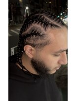 ヌーク 押上店(NooK)&nbsp;デザインコーンロウ/地毛コーンロウ/コーンロウ/特殊ヘア/メンズ