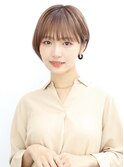 20代/30代/オフィス/ショートボブ/小顔ヘア/マッシュ/ボブ