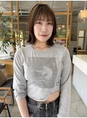 切りっぱなしボブ