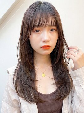 コア(CoRe.gn) 夏カラー×韓国レイヤーカットくびれヘア髪質改善大人美人