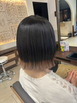 ヘアリゾート粋 ティガ 池袋店(tiga)&nbsp;裾カラー/切りっぱなしボブ