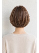 ベルス(bellus)&nbsp;艶マロンベージュ×コンパクトボブ
