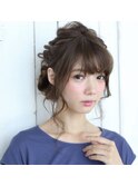 こなれヘアアレンジ★鎖骨ミディ