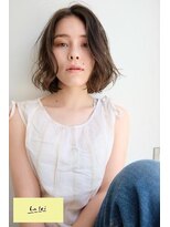 ラレイ(Lalei) 【 表参道/青山】ブランジュ×くせ毛風ボブ【ささき】