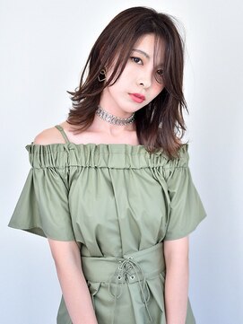 テトテ 天王寺店(tetote) 【tetote】大人っぽさを残したクールな外ハネセミロング♪