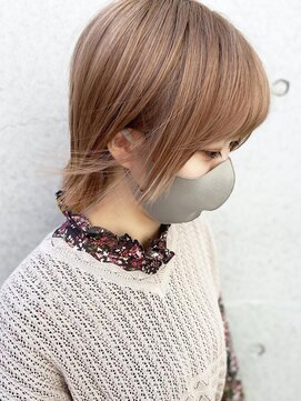 モリオ フロム ロンドン 成増店 【morio成増/ムラマツ】ペール　ピンクベージュ　ボブルフ