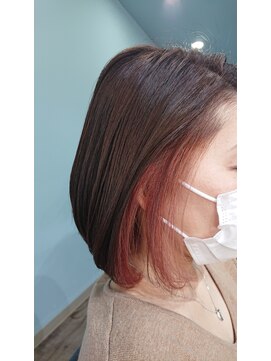 リブ バイ アベイル(LIB by Abeille) ピンクボブ!/ベビーピンク/アースカラー/30代/40代/50代