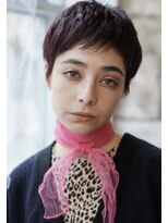 カライングドゥ(ing deux)&nbsp;大人可愛い20代30代40代暗髪無造作ショート丸みベリーショート◎