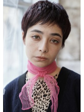 カライングドゥ(ing deux) 大人可愛い20代30代40代暗髪無造作ショート丸みベリーショート◎