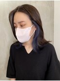 ◎イヤリングカラー×インディゴブルー　河内長野×千代田