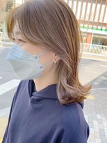 ネオリーブ アンド 渋谷店(Neolive &)&nbsp;【Neolive &渋谷店】韓国風顔周りレイヤー×インナーカラー