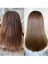 アンフィサンクミル 銀座(AnFye cinq mille)&nbsp;ブリーチ毛縮毛矯正