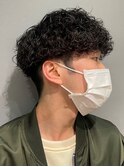 【ふんわりボリュームUP】パーマ×ツーブロックスタイル