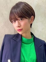 ロンドシェリ 仙台(Lond Cheri)&nbsp;美髪/イメチェン/ピンクブラウン/顔周り韓国斜めバング前髪[仙台