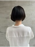 大人可愛い小顔前下がりボブ×ナチュラルボブ×ミニボブ20代30代