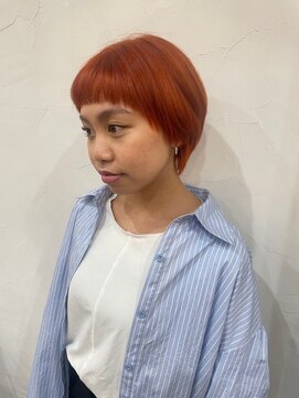 クプア 柏(kupua) エアリーロング/切りっぱなしボブ/ピンクブラウン/美髪[柏駅]