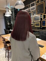 サラ 天神大名店(SARA) 【髪質改善ストレート+ワンカラー】ブリーチなしワンカラー