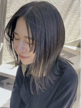 テンテン(10_10)の写真/《髪質改善サロンPRODUCE★》ハイライト/インナー/ラベージュ等…ダメージ最小限になりたい理想の髪色へ！