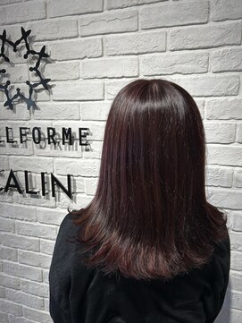 ヘア スパ ビューティー エールフォルム(HAIR SPA BEAUTY YELLFORME) ダークレッドカラー