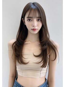 ライズ ネックス ザ サロン 渋谷(LIZE nex the salon) レイヤーカット#韓国#渋谷駅#レイヤーカット