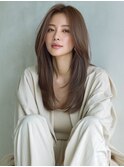 ☆ホワイトグレージュミニウルフデジタルパーマチェリーブラウン