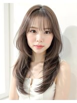 ブロウ ネックス ザ サロン 表参道(VLOW nex the salon)&nbsp;くびれレイヤーミディ  表参道  髪質改善【韓国vlow style＃14】