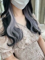 サクラ オモテサンドウ(SAKURA) インナーカラーホワイトラベンダー